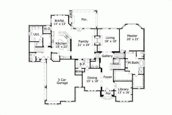 Main Floor Plan: 19-1216