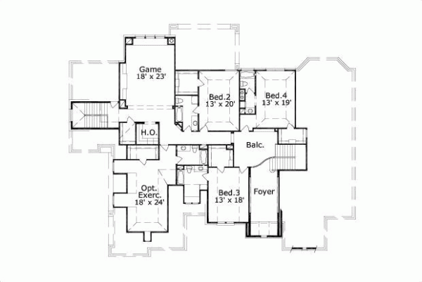 Upper/Second Floor Plan: 19-1216