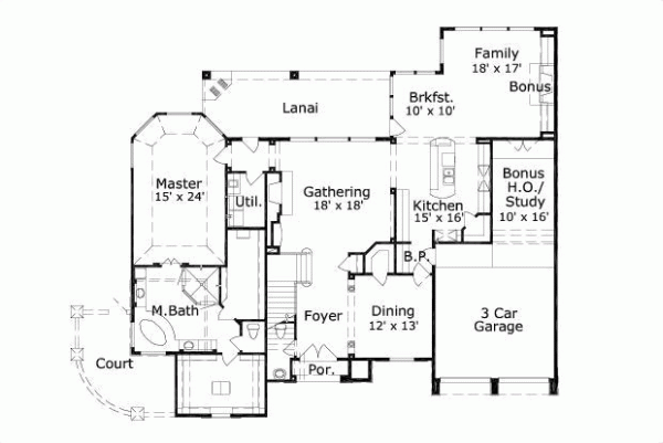 Main Floor Plan: 19-1218