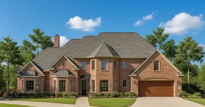 Traditional house plans 19-1219 - front exterior, 4,470 sq ft, 3 bed, 3 bath house plans | Monster House Plans