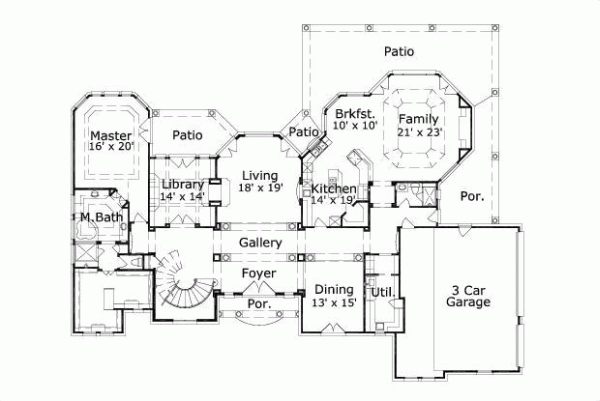 Main Floor Plan: 19-122