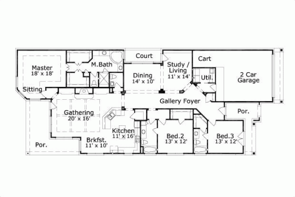 Main Floor Plan: 19-1222