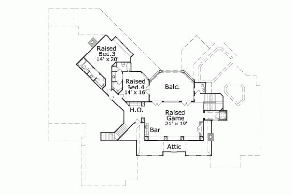 Upper/Second Floor Plan: 19-123