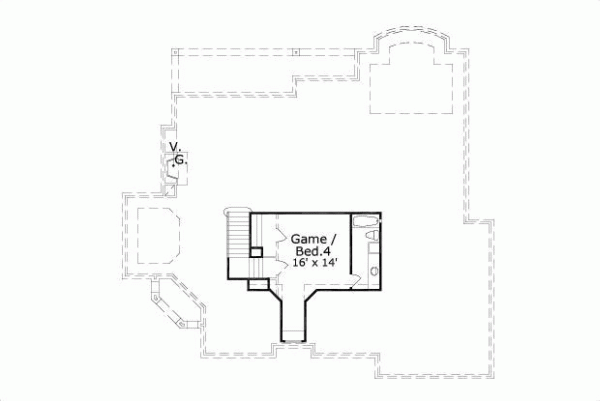 Upper/Second Floor Plan: 19-1236