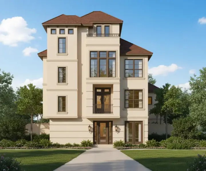 Mediterranean house plans 19-1238 - front exterior, 2,239 sq ft, 3 bed, 3 bath house plans | Monster House Plans
