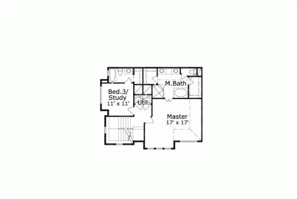 Upper/Second Floor Plan 19-1238