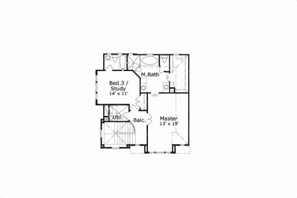 Upper/Second Floor Plan 19-1239