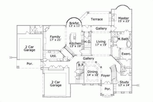 Main Floor Plan: 19-124