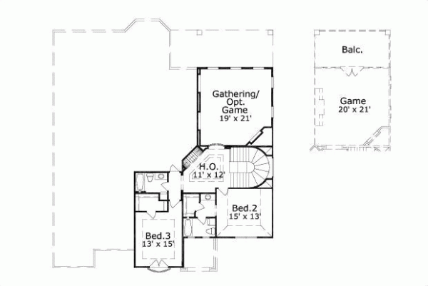 Upper/Second Floor Plan: 19-1240