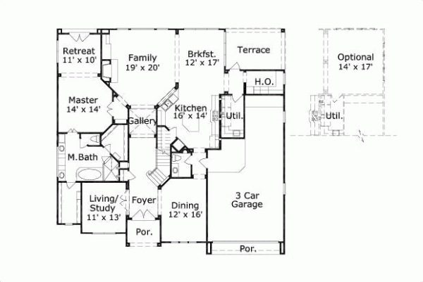 Main Floor Plan: 19-1244