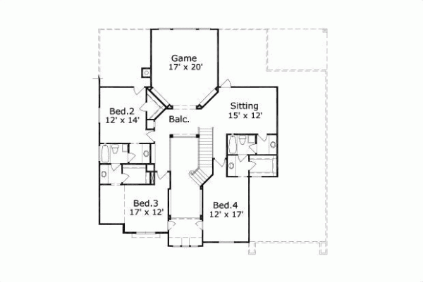 Upper/Second Floor Plan: 19-1244