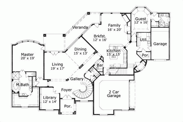 Main Floor Plan: 19-1246