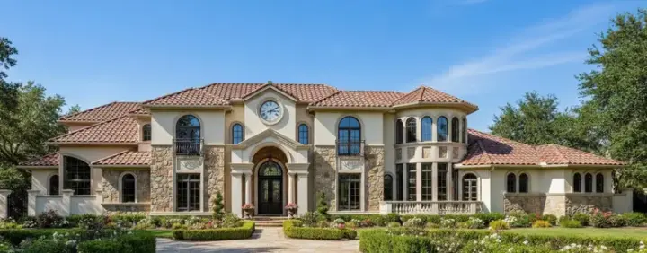 Contemporary house plans 19-125 - front exterior, 11,088 sq ft, 6 bed, 8 bath house plans | Monster House Plans