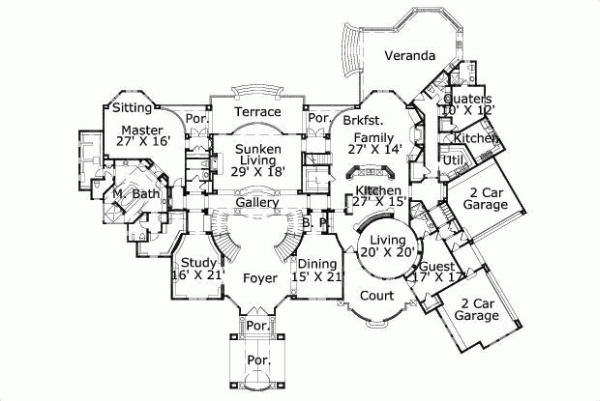 Main Floor Plan: 19-125