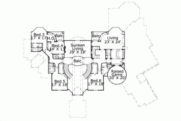 Upper/Second Floor Plan: 19-125