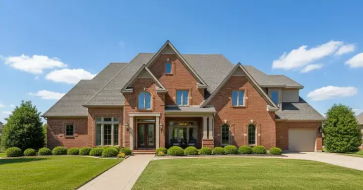 Traditional house plans 19-1250 - front exterior, 5,306 sq ft, 5 bed, 4 bath house plans | Monster House Plans