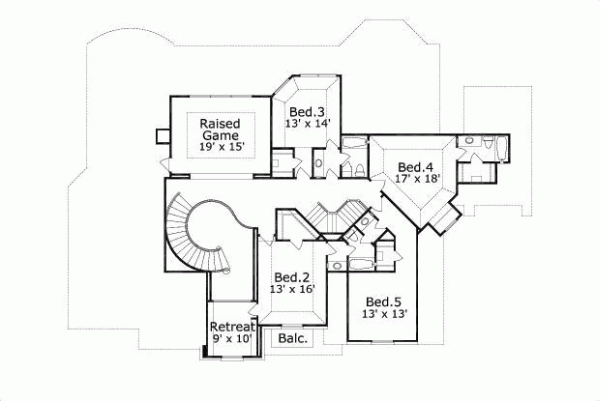 Upper/Second Floor Plan: 19-1250