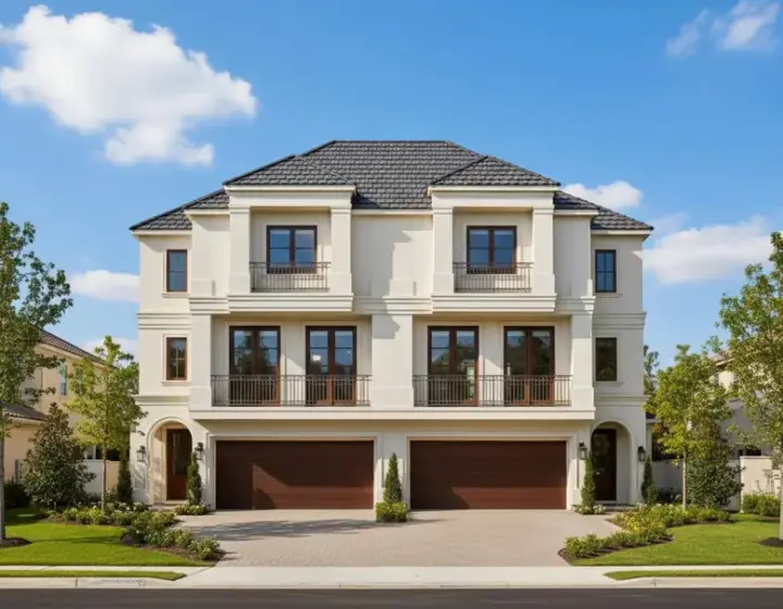 European house plans 19-1251 - front exterior, 4,724 sq ft, 6 bed, 6 bath house plans | Monster House Plans