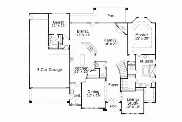 Main Floor Plan: 19-1252