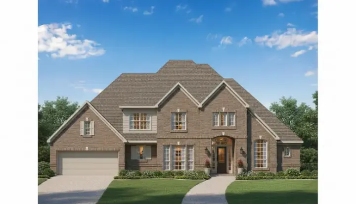 Traditional house plans 19-1253 - front exterior, 4,105 sq ft, 4 bed, 3 bath house plans | Monster House Plans