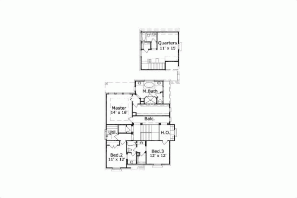 Upper/Second Floor Plan: 19-1254