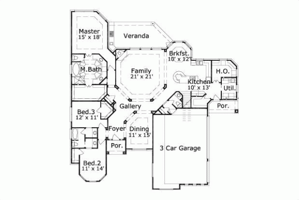 Main Floor Plan: 19-1256