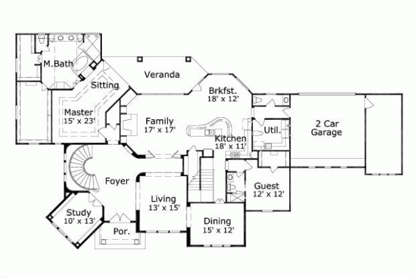 Main Floor Plan: 19-1258