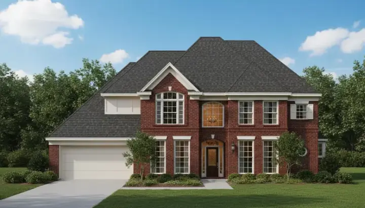 Traditional house plans 19-1259 - front exterior, 3,440 sq ft, 4 bed, 3 bath house plans | Monster House Plans