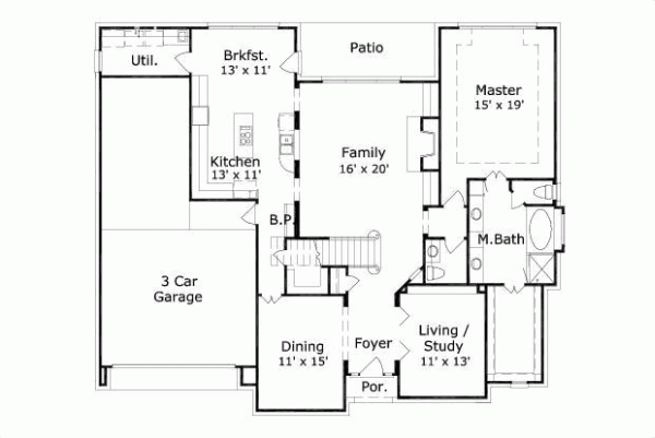 Main Floor Plan: 19-1259
