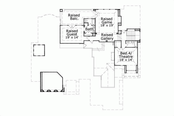 Upper/Second Floor Plan: 19-126
