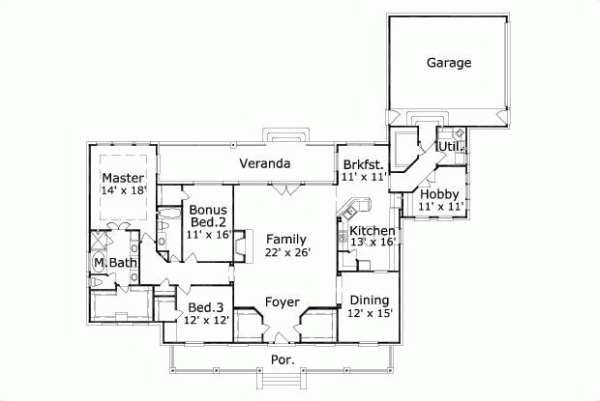 Main Floor Plan: 19-1269