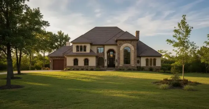 Traditional house plans 19-127 - front exterior, 6,502 sq ft, 5 bed, 5 bath house plans | Monster House Plans