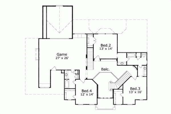 Upper/Second Floor Plan: 19-1275
