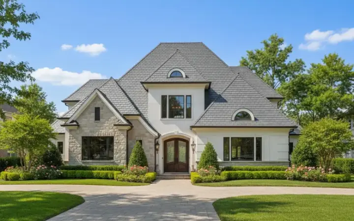 Traditional house plans 19-1278 - front exterior, 3,747 sq ft, 4 bed, 3 bath house plans | Monster House Plans