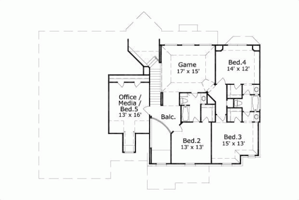 Upper/Second Floor Plan: 19-1280