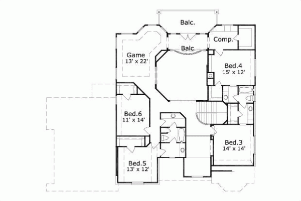 Upper/Second Floor Plan: 19-1283
