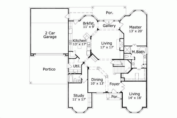 Main Floor Plan: 19-1284