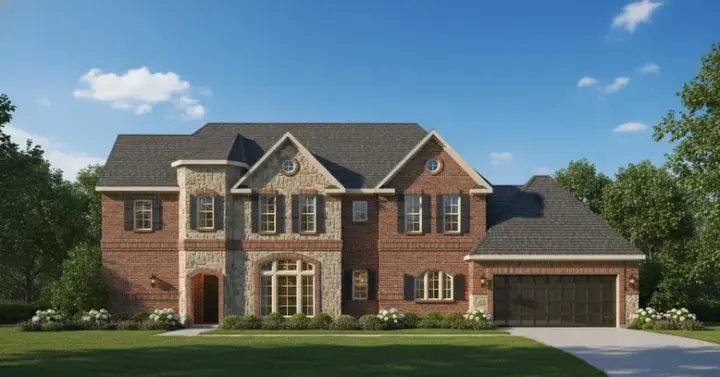 Traditional house plans 19-1285 - front exterior, 3,645 sq ft, 4 bed, 3 bath house plans | Monster House Plans