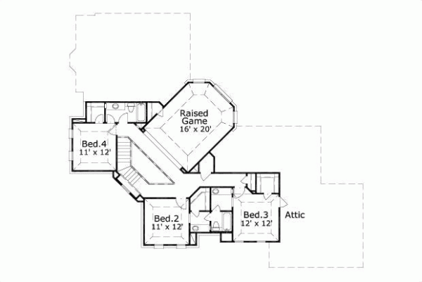 Upper/Second Floor Plan: 19-1285
