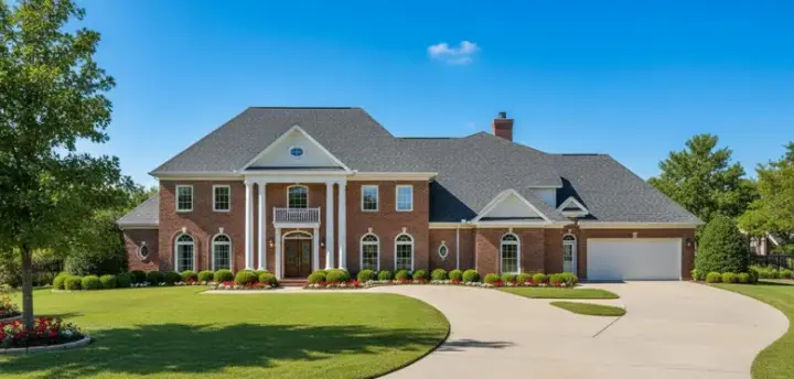 Traditional house plans 19-1287 - front exterior, 4,963 sq ft, 4 bed, 5 bath house plans | Monster House Plans
