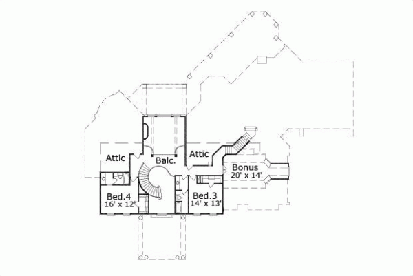 Upper/Second Floor Plan: 19-1287
