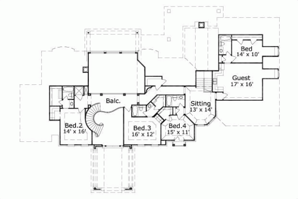 Upper/Second Floor Plan: 19-1288