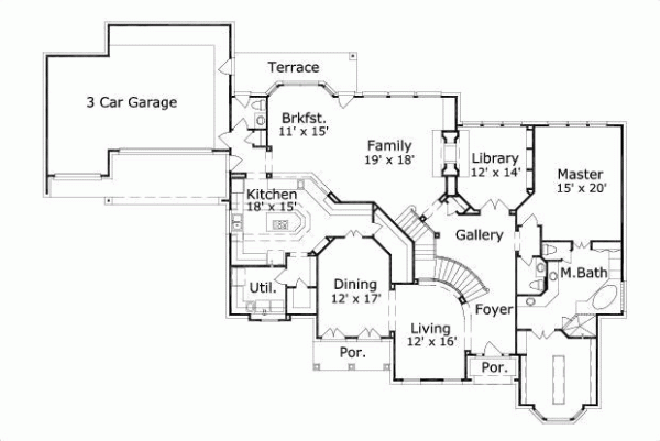 Main Floor Plan: 19-1289