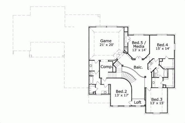 Upper/Second Floor Plan: 19-1289