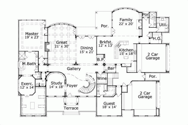 Main Floor Plan: 19-129