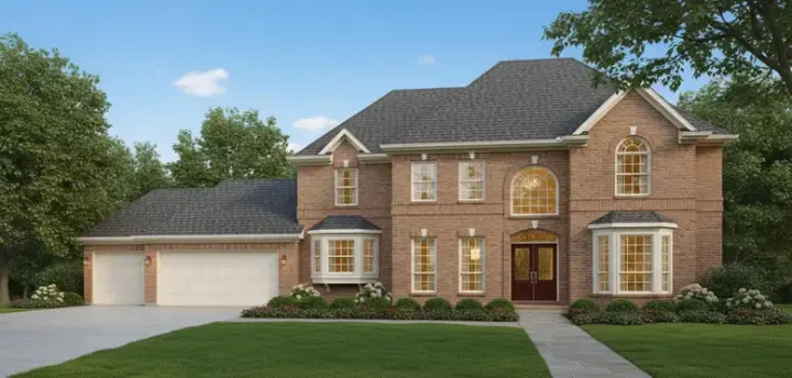 Traditional house plans 19-1290 - front exterior, 5,318 sq ft, 5 bed, 4 bath house plans | Monster House Plans
