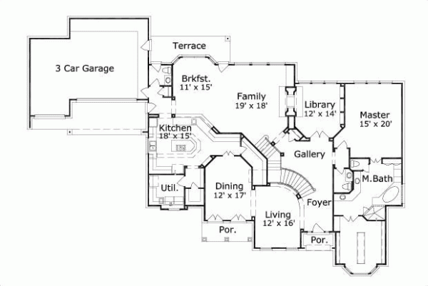 Main Floor Plan: 19-1290