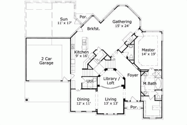 Main Floor Plan: 19-1292