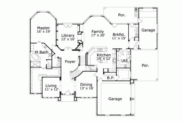 Main Floor Plan: 19-1295