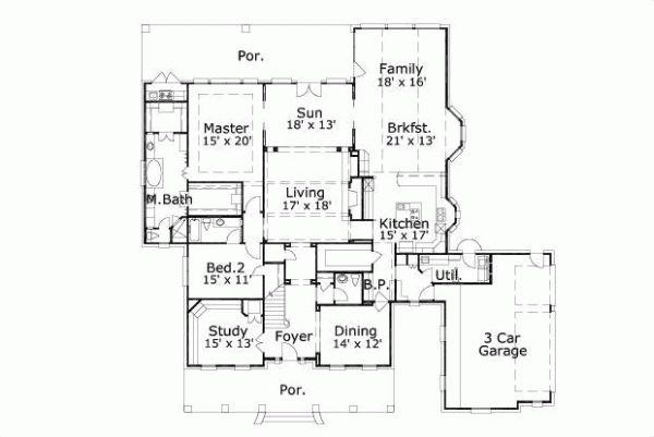 Main Floor Plan: 19-1296